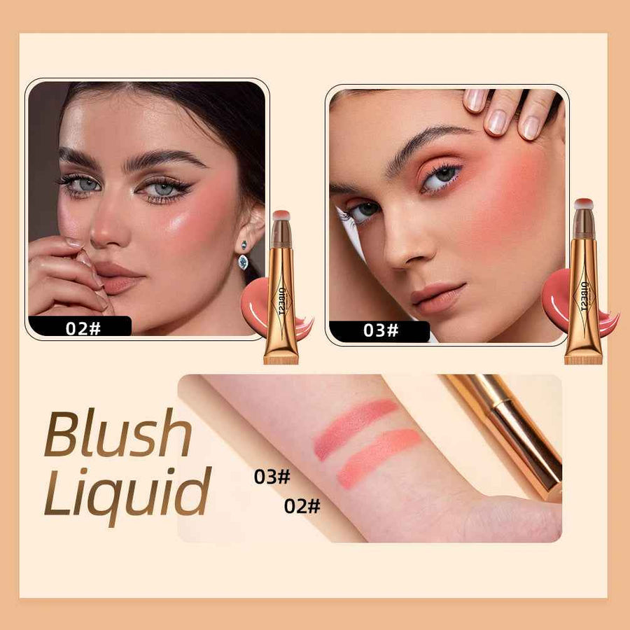 Maquillaje líquido 3 en 1 con aplicador cushion aplicación como contorno facial.