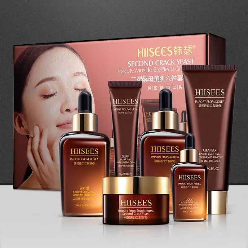 Set de Skincare con Niacinamida HIISEES presentación premium para regalo.
