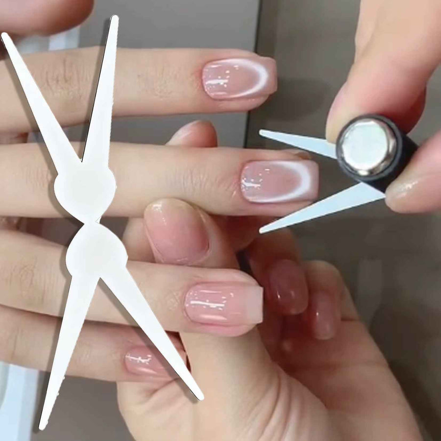 Set de Imanes para Nail Art IFANYUO efecto ojo de gato en detalle.