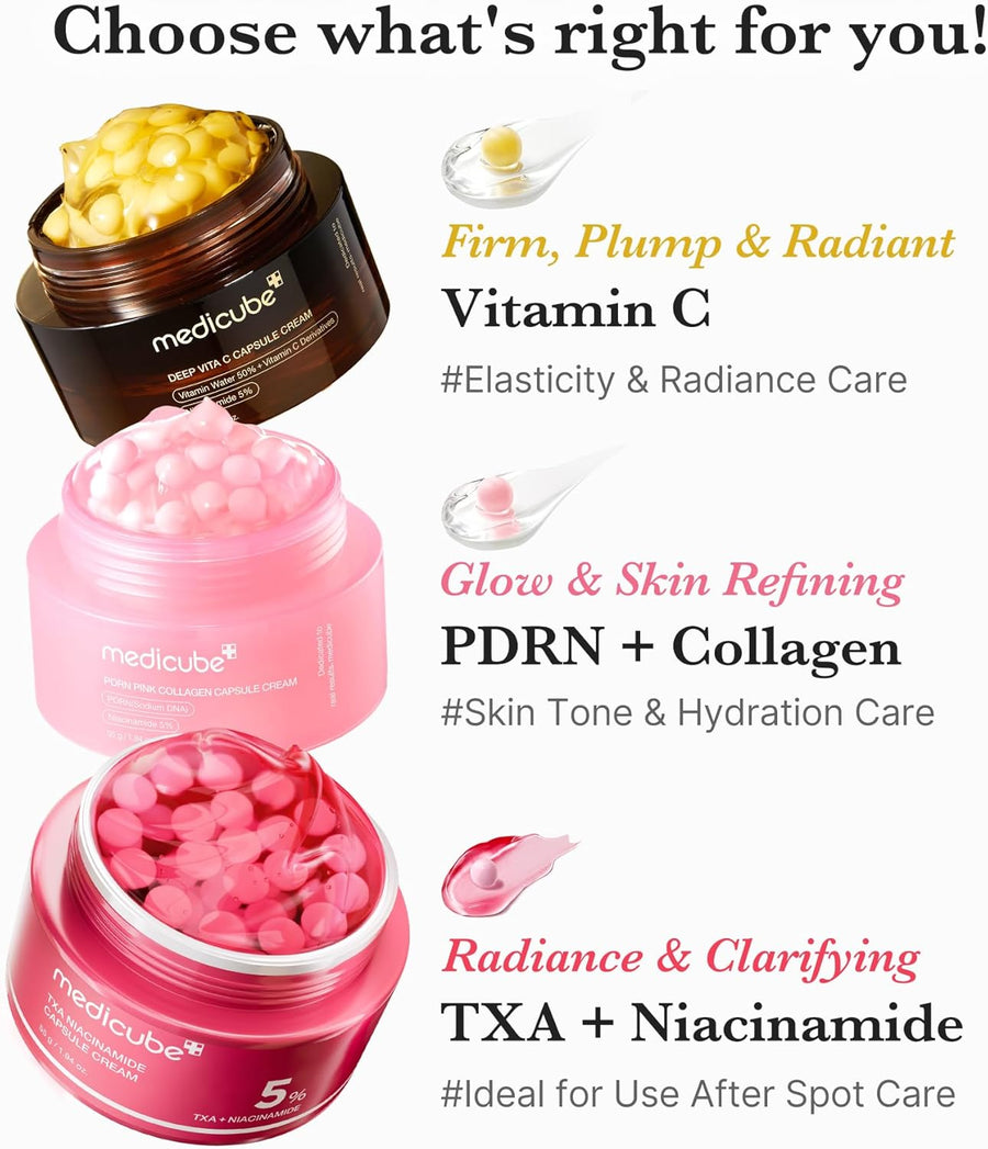 Capsule Cream con PDRN Medicube presentación completa del producto.