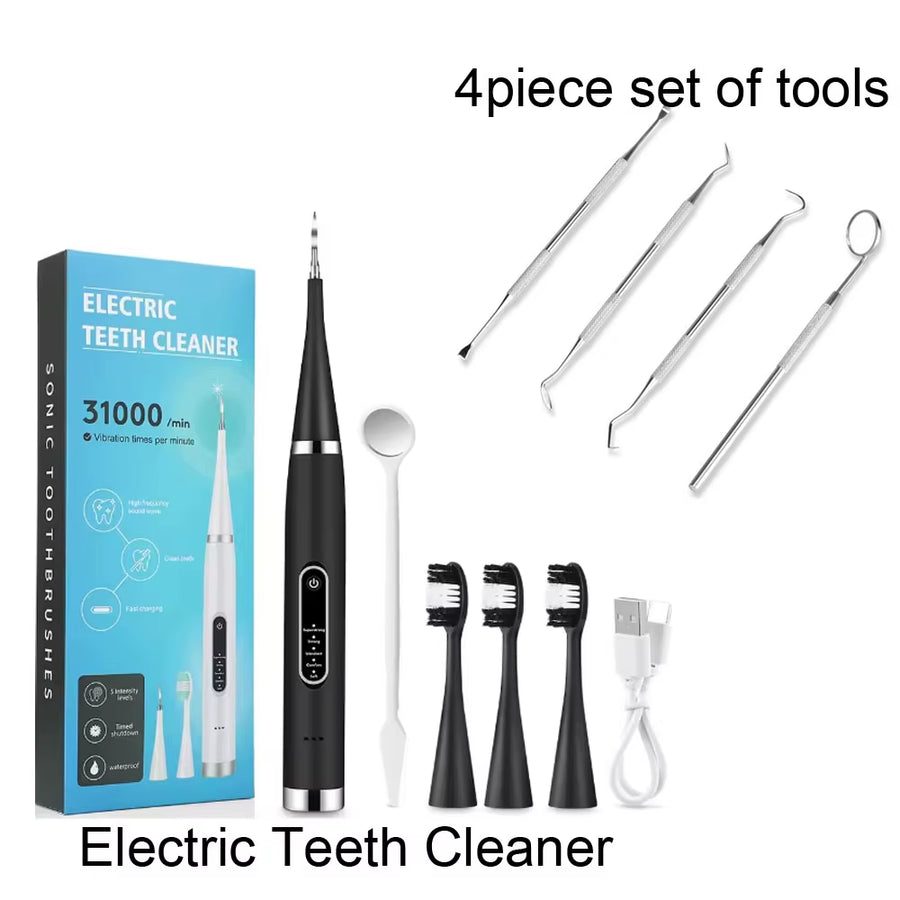 Limpiador Dental Eléctrico detalle del mango ergonómico