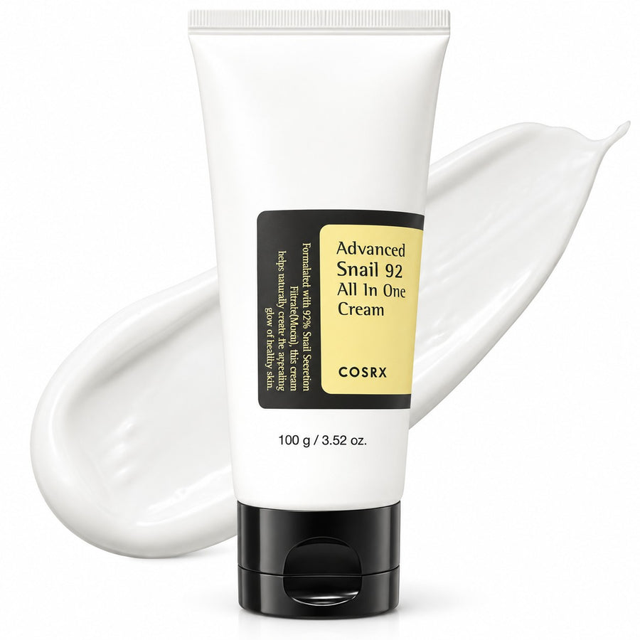 Kit Cuidado Diario COSRX: crema Advanced Snail 92 All In One Cream de 100 g con su textura