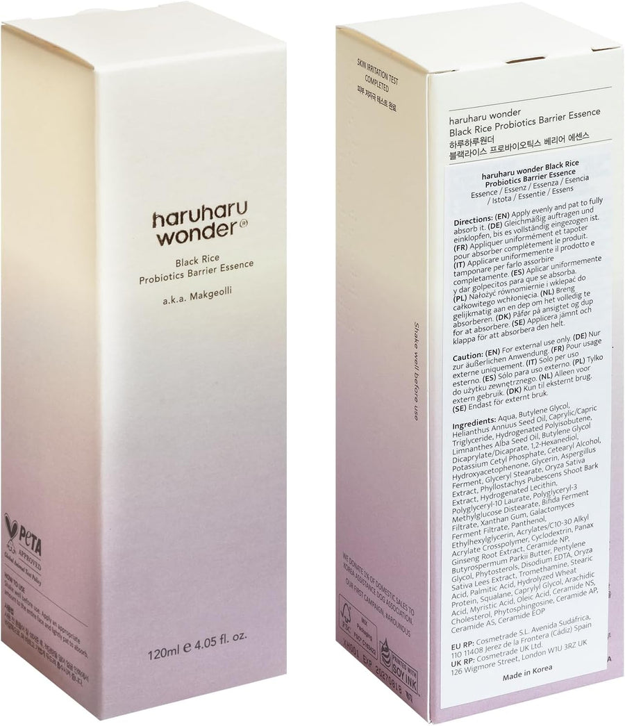Wonder Black Rice Probiotics Barrier Essence, 120 Ml, Vegano