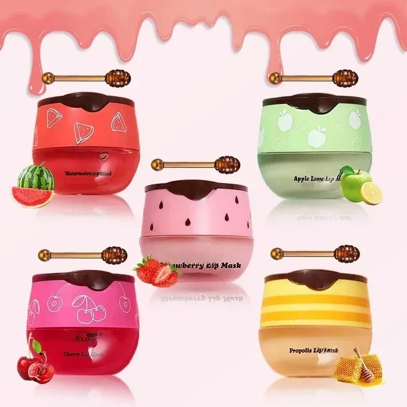 Mascarilla Labial Nocturna lip mask stick del set