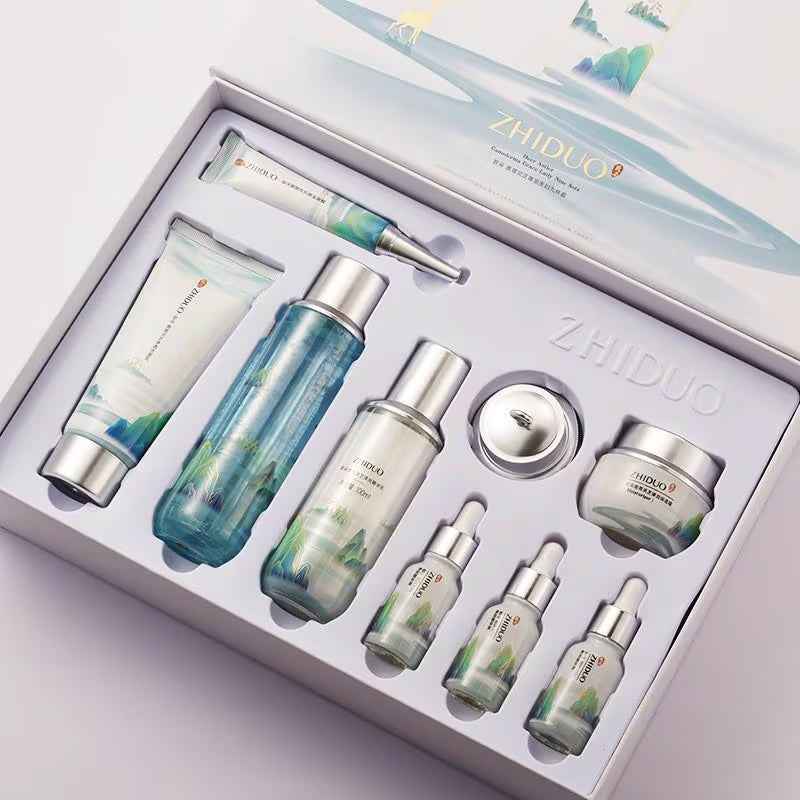 Set de Skincare con Niacinamida HIISEES limpiador y tónico facial.