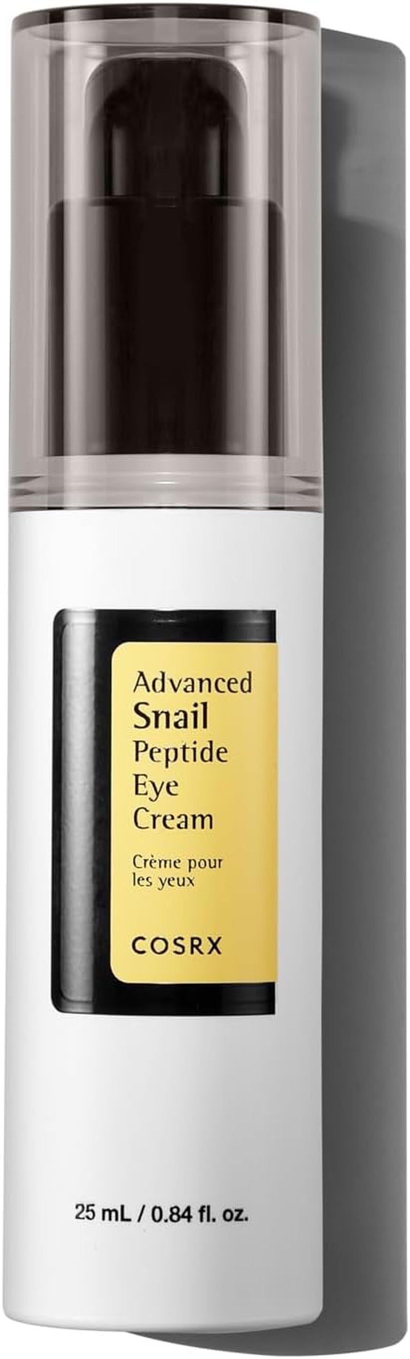 Crema Contorno de Ojos con Caracol COSRX envase frontal de 25 ml.