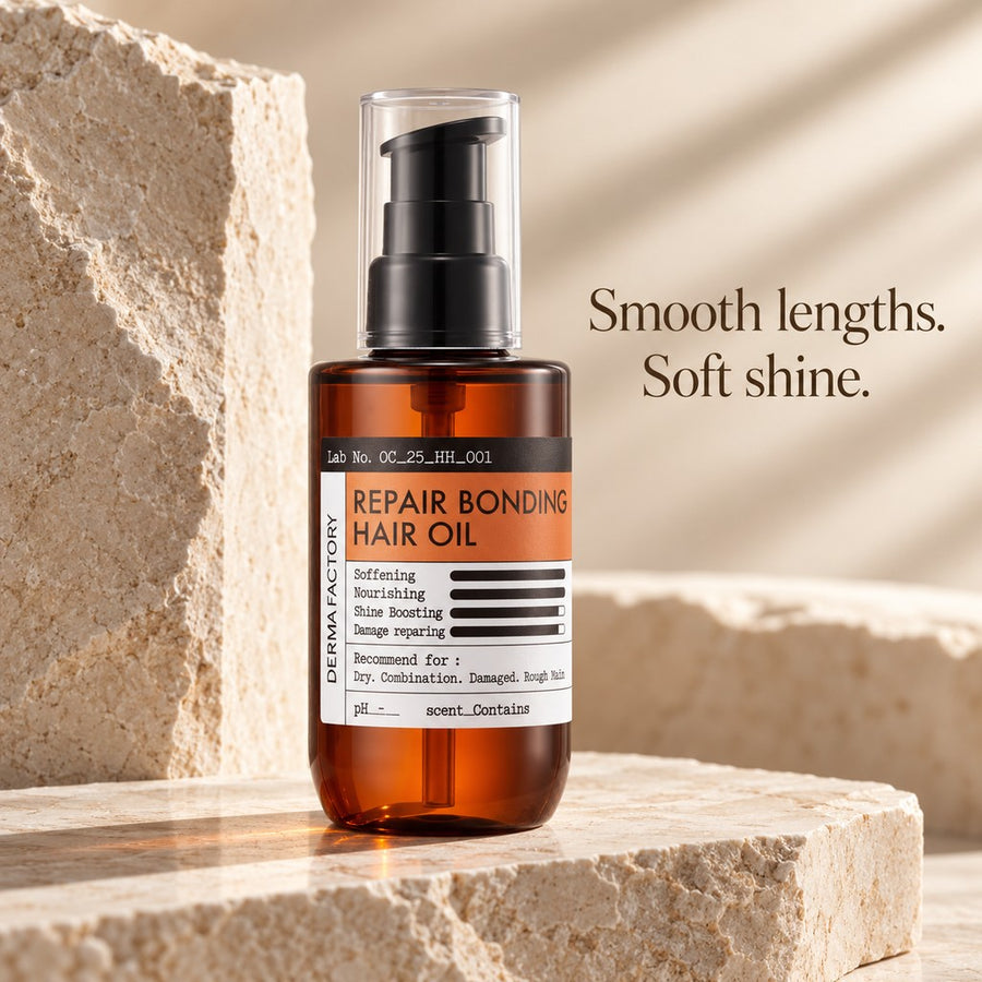 Aceite Capilar Derma Factory en ambiente con luz natural