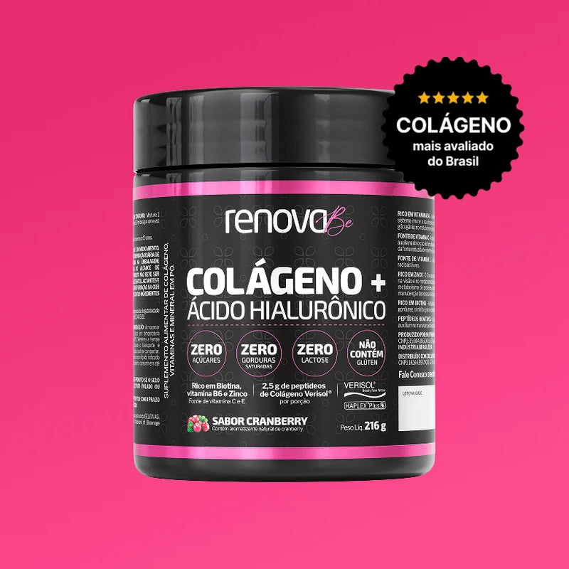 Colágeno Verisol Cranberry Renova Be pote principal.
