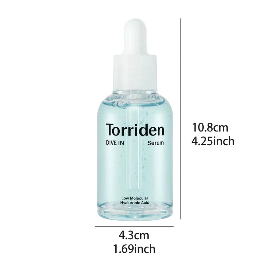 DIVE-IN Sérum De Ácido Hialurónico 50Ml aplicación en el rostro