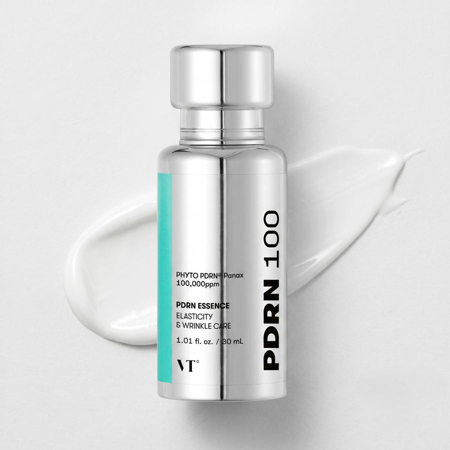 Kit Reedle PDRN VT: esencia PDRN Essence 100 de 30 ml sobre su textura