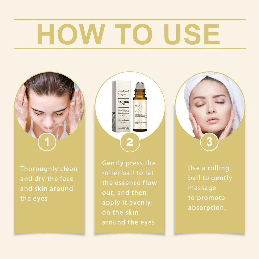 Serum Contorno de Ojos Ricino con Roll On