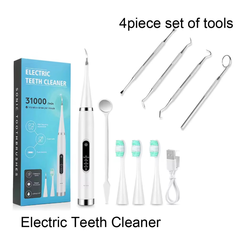 Limpiador Dental Eléctrico kit completo con accesorios